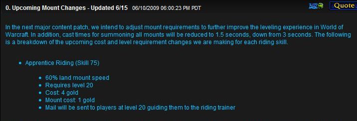Example of WoW improvements