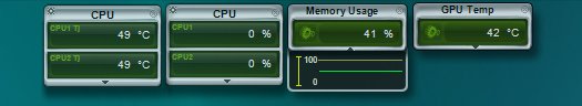 Stock temperatures of my system before any cooling upgrades