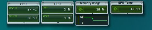 Stock temperatures of my system before any cooling upgrades